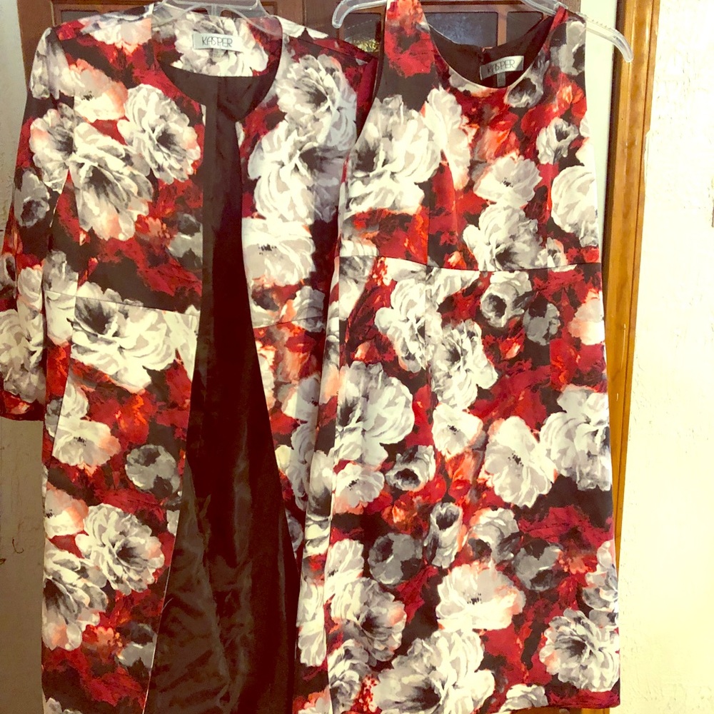 Sheath dress and jacket